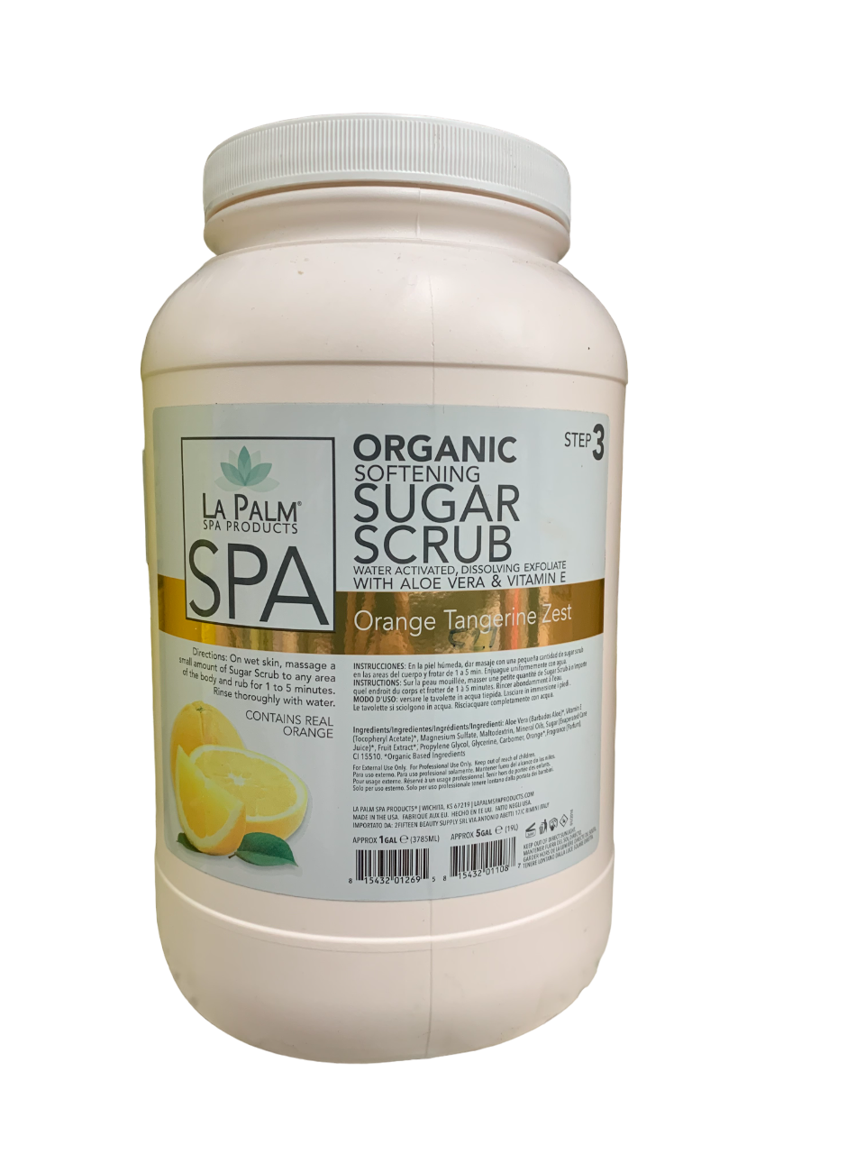 Lapalm Organic Sugar Scrub Orange Tangerine Zest